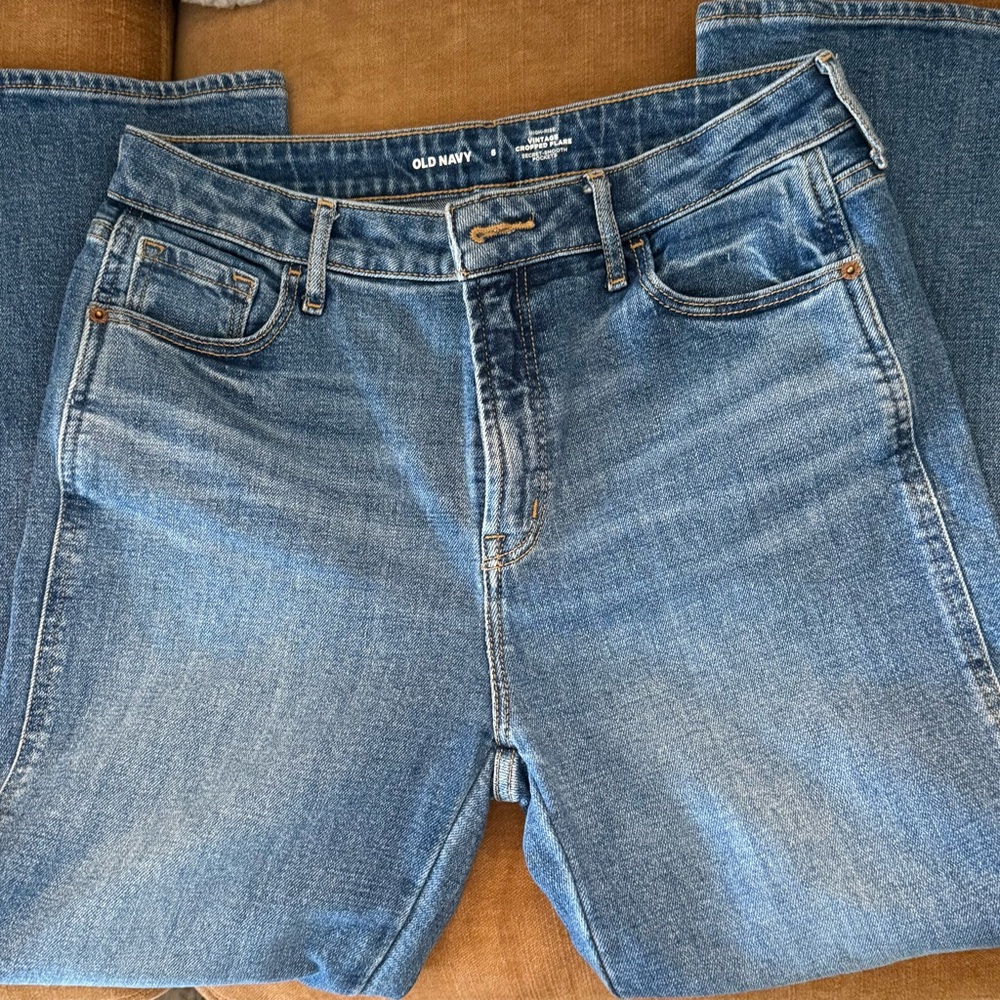 Old Navy Women's Medium Blue Flare Jeans